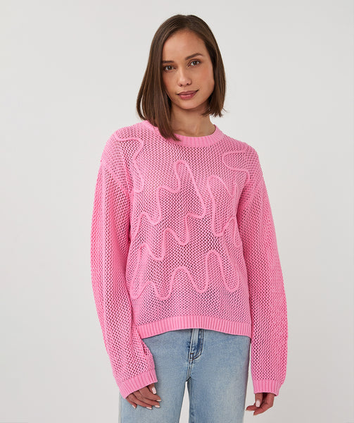 02032 3D Tapes Sweater
