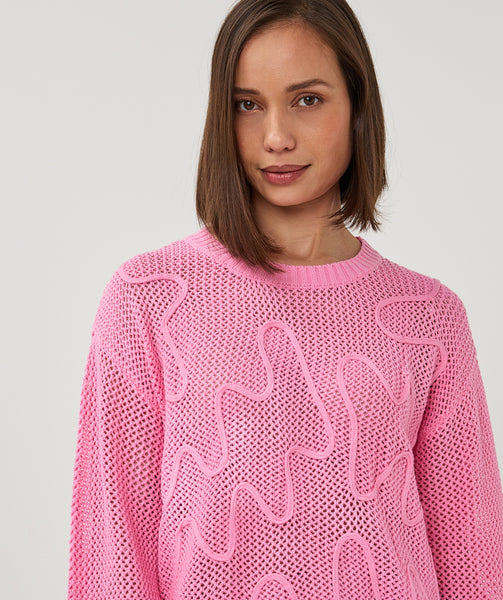 02032 3D Tapes Sweater