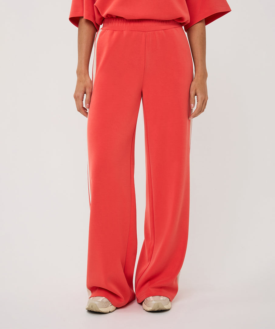 05006 Wide leg Trousers with stripe
