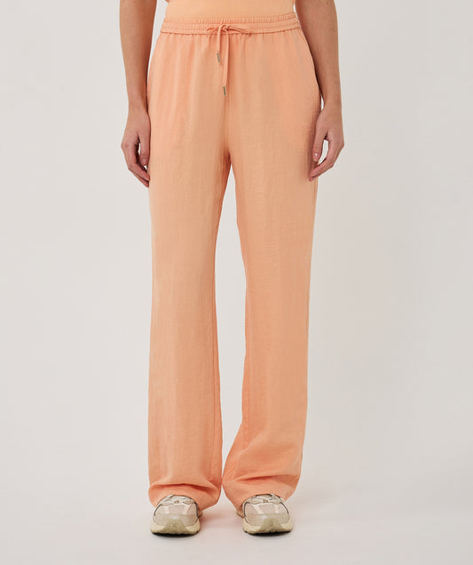 10041 Fine Crinkle Trousers with elastic Waist