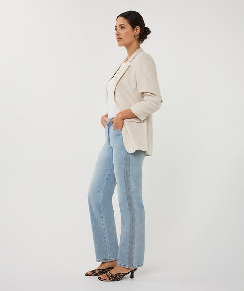 10045 Linen-look Blazer - Colour Options