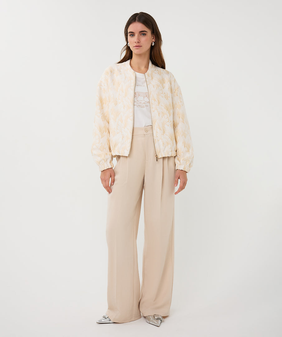 19002 Feather Bomber Jacket