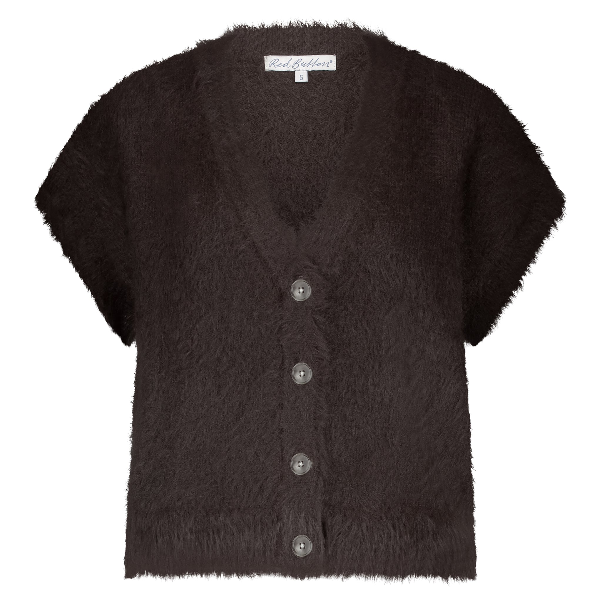 SRB4672 Fuzzy Sleeveless Knit - Colour Options