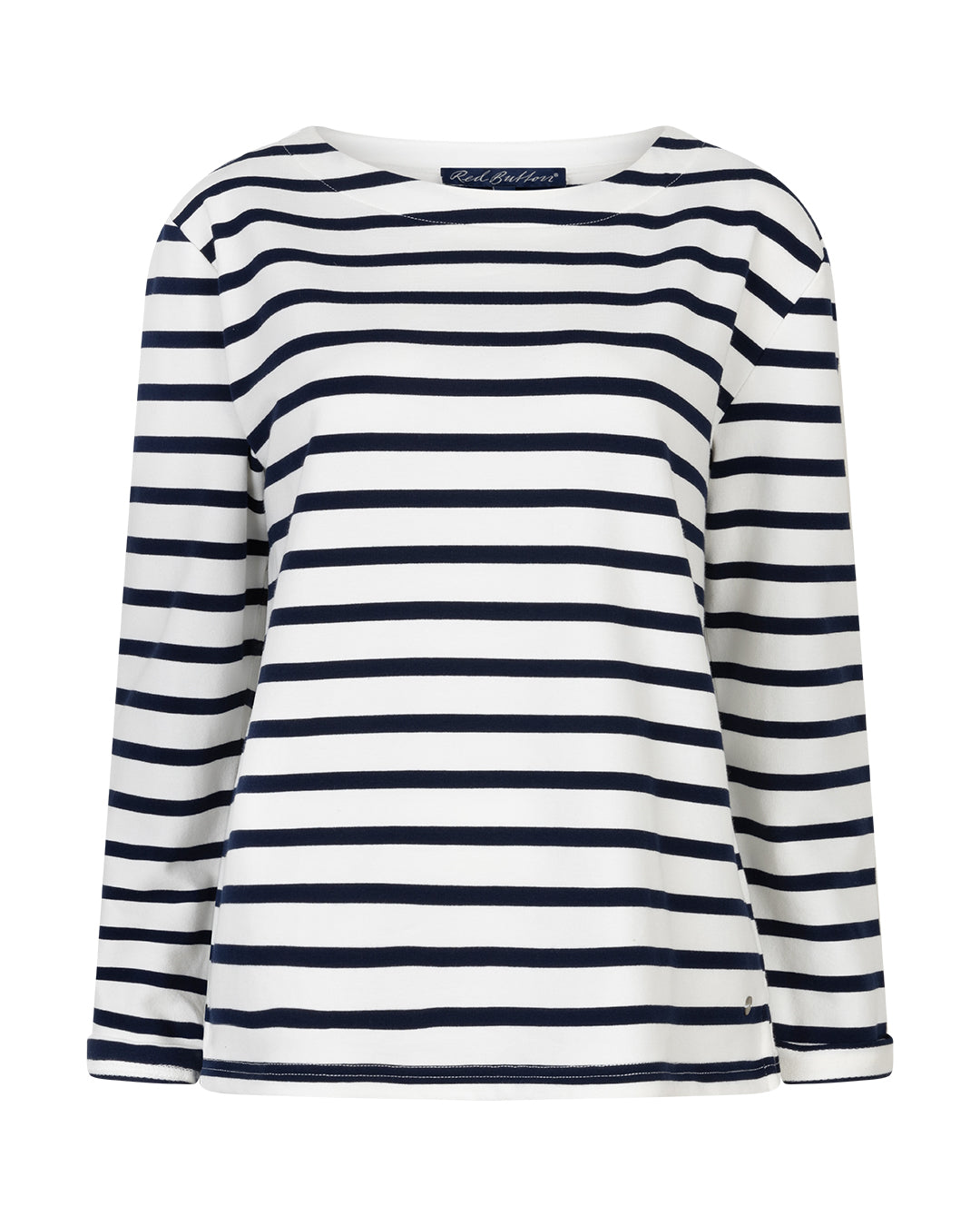 SRB4753B Terry Striped Top and Scarf