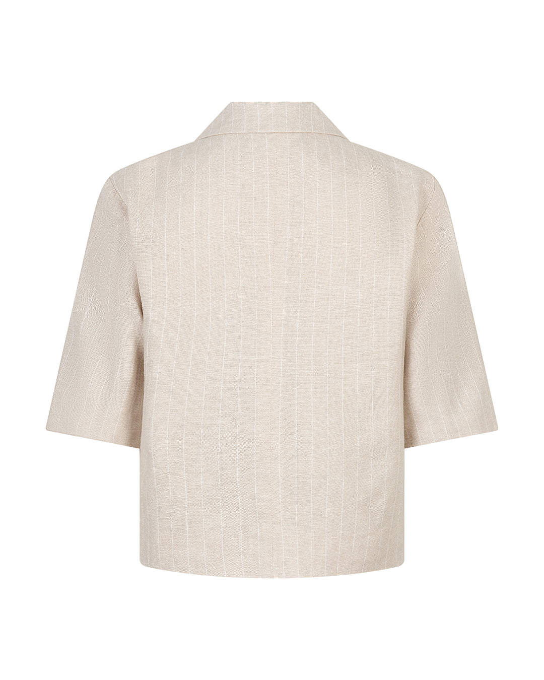 Red Button Linen/Viscose Pinstriped Blazer - Colour Options
