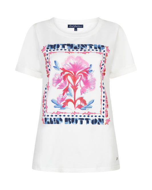 SRB4825 Temmy Multi Flower Tee - Colour Options