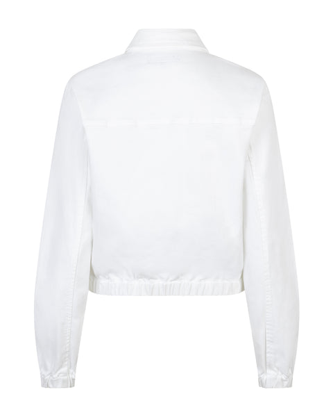 Red Button Juno White Denim Jacket