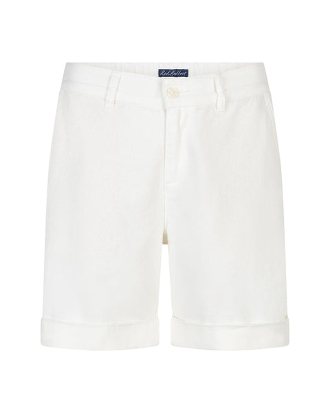 Red Button Camille Linen/Cotton Shorts