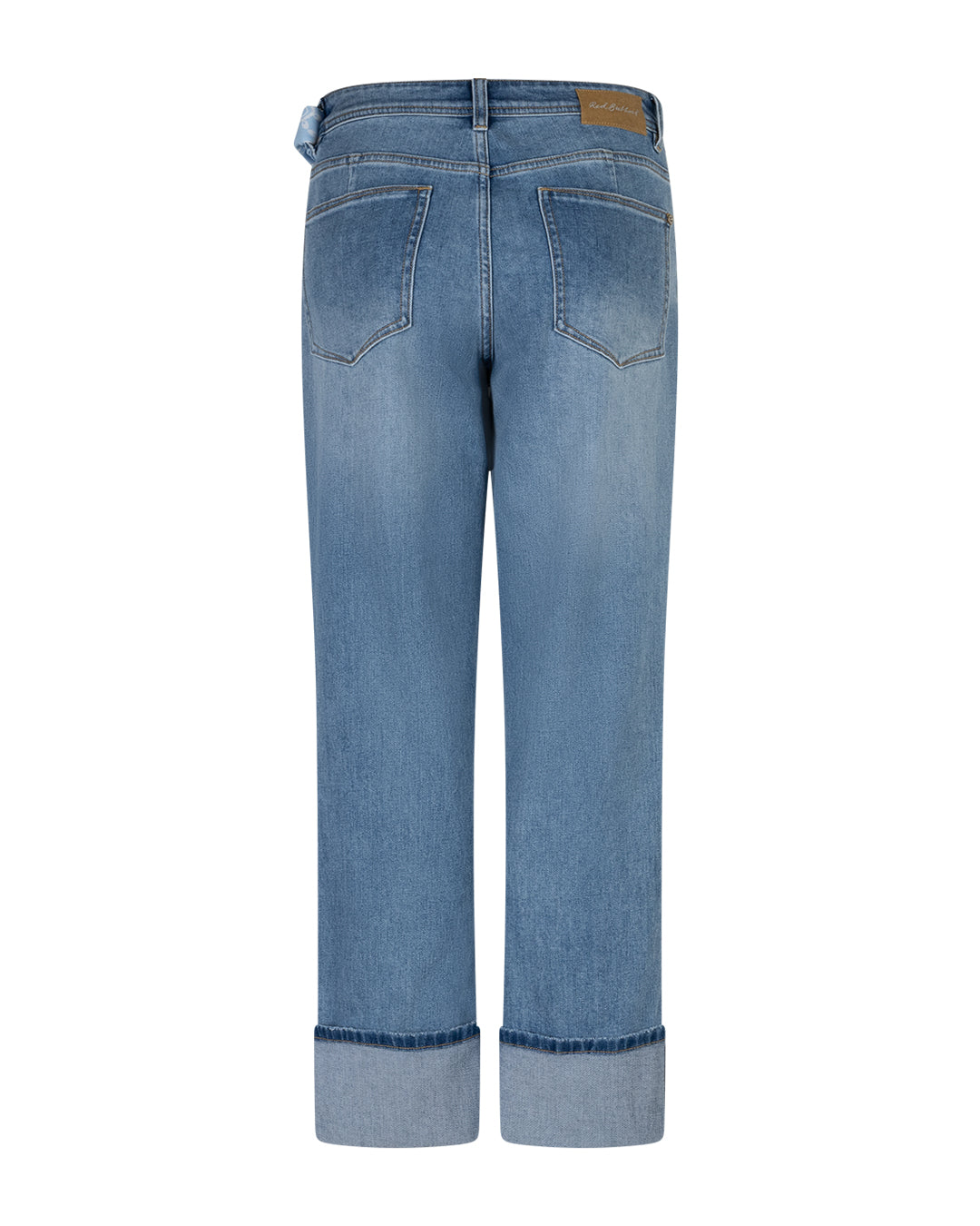 SRB4928 High Hem Kim Jeans with Scarf