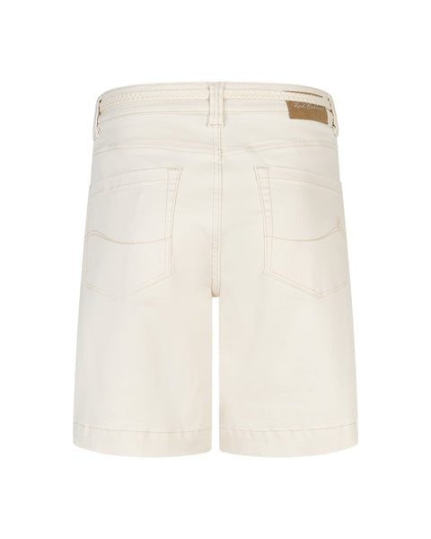 Red Button Colette Shorts with Belt
