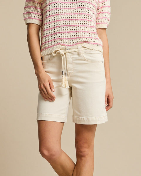 Red Button Colette Shorts with Belt