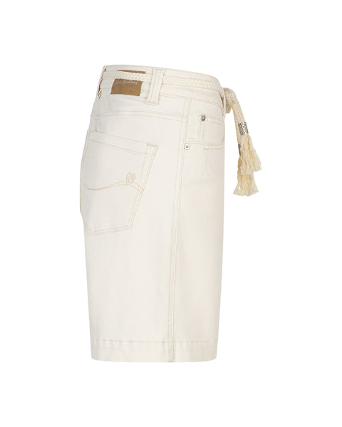 Red Button Colette Shorts with Belt