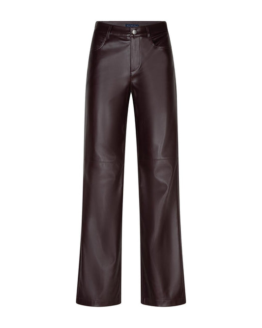 Red Button Colette Faux Leather Trousers - Colour Options