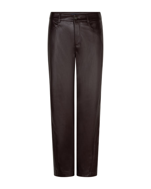 Red Button Caitlina Faux Leather Trousers - Colour Options
