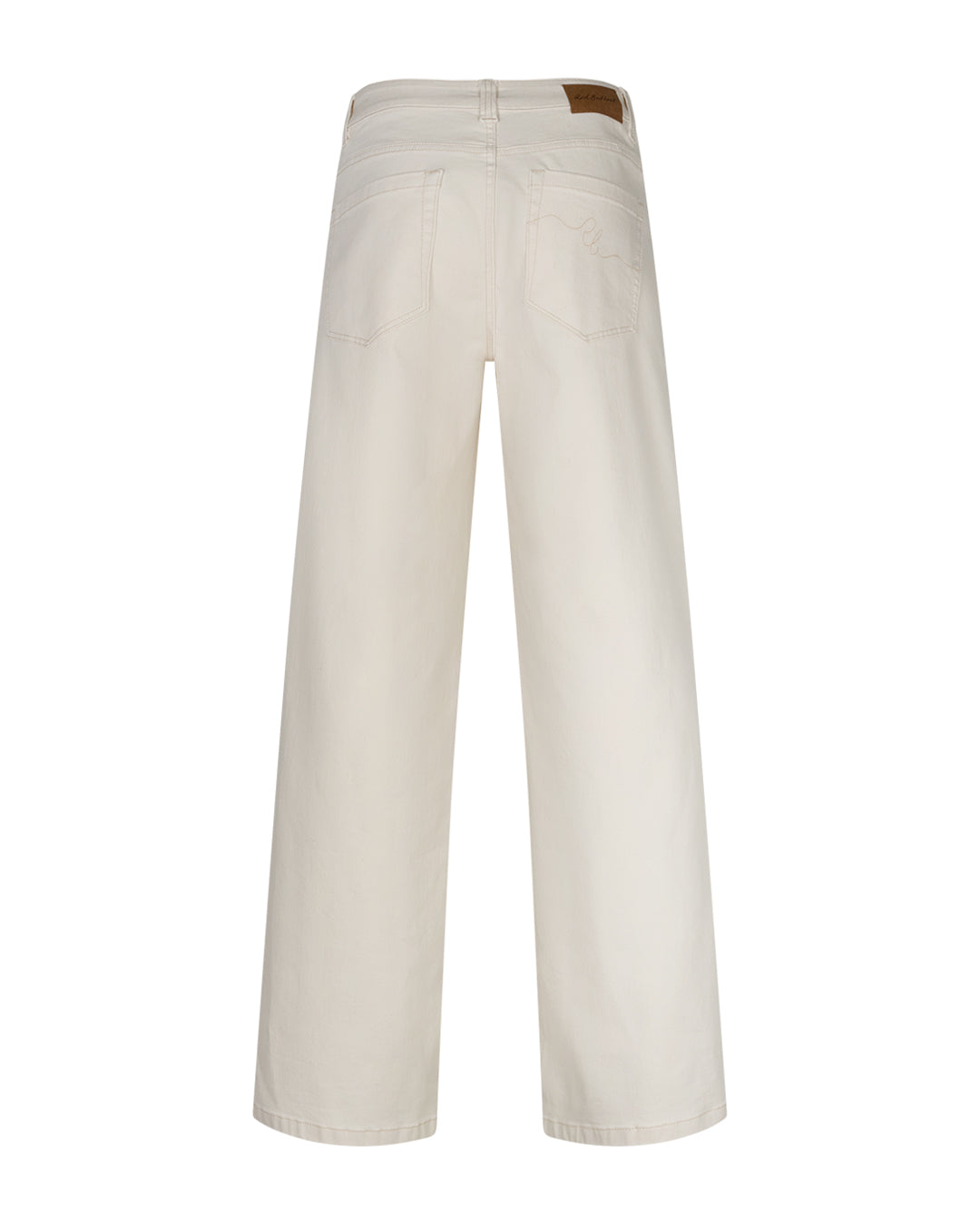 Red Button Colette Wide Leg Jeans with Belt