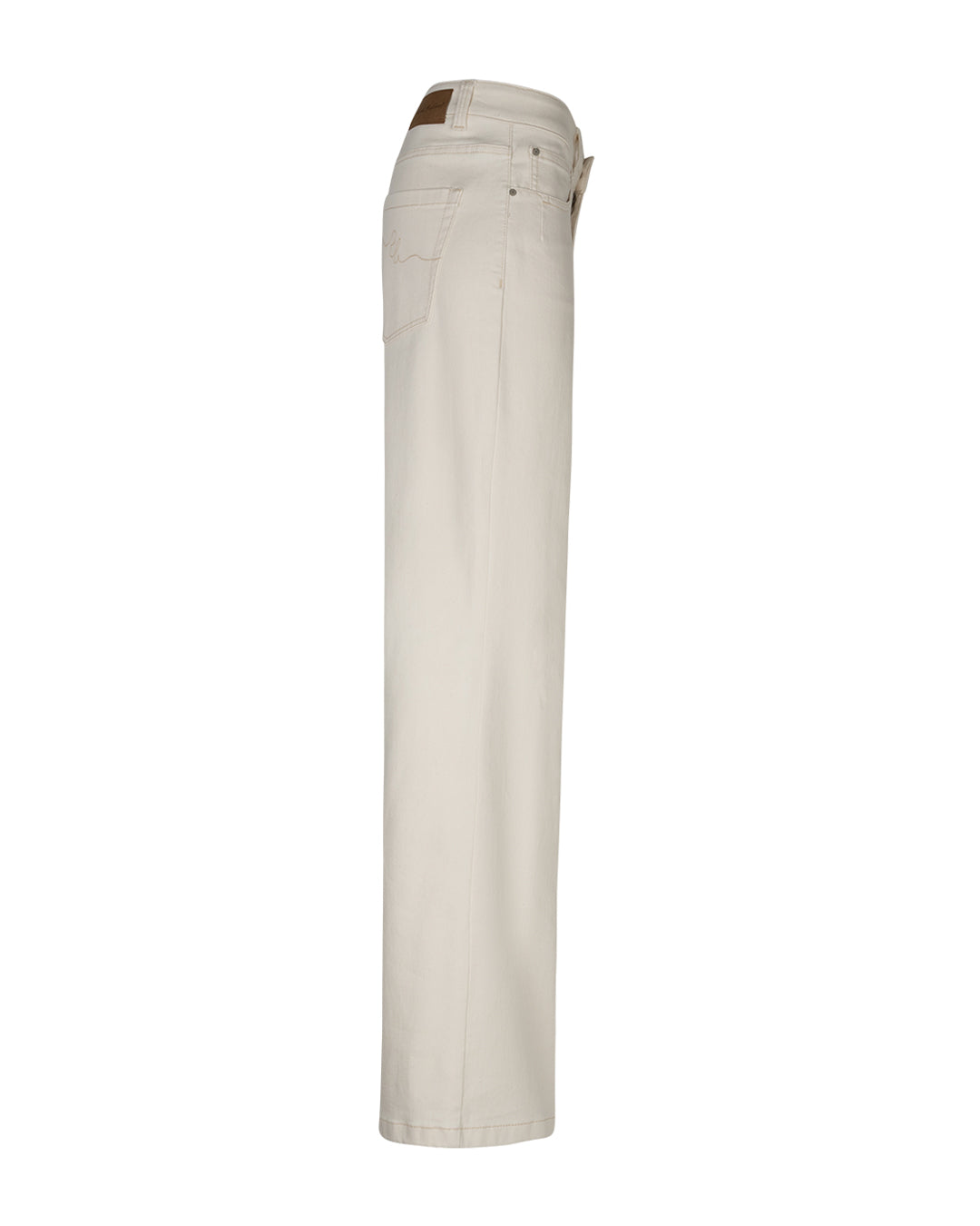 Red Button Colette Wide Leg Jeans with Belt