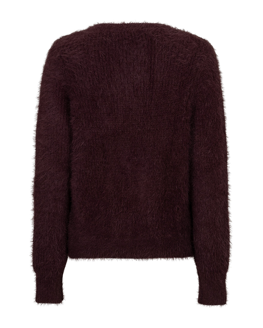 Red Button Fuzzy Cardigan - Colour Options