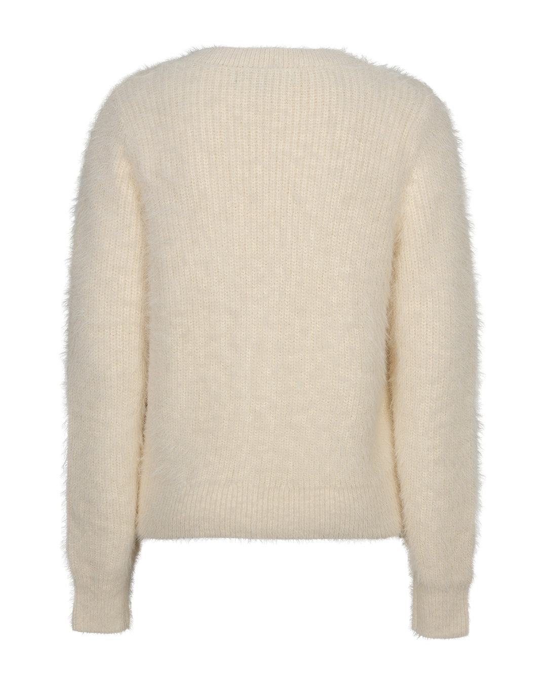 Red Button Fuzzy Cardigan - Colour Options
