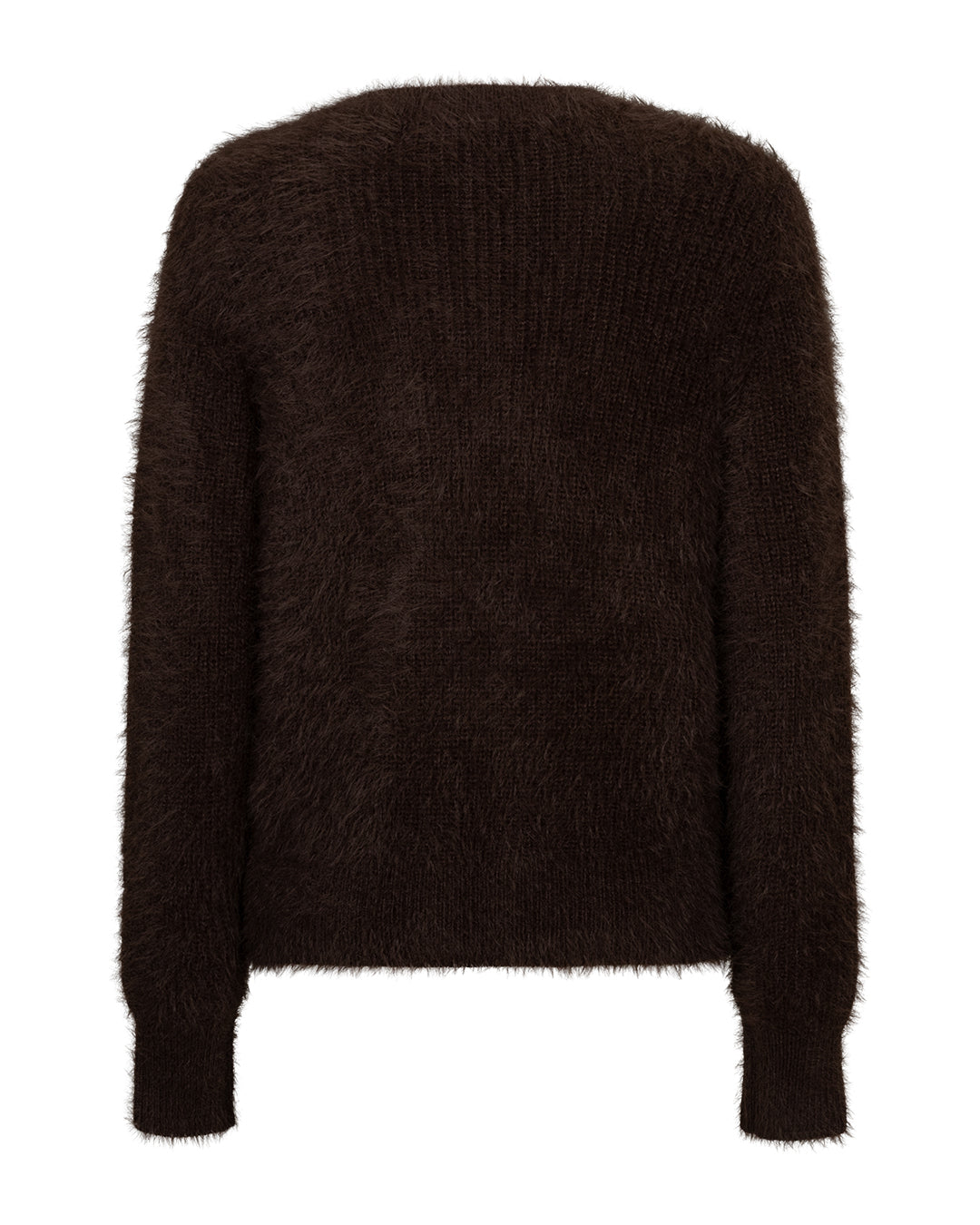 Red Button Fuzzy Cardigan - Colour Options