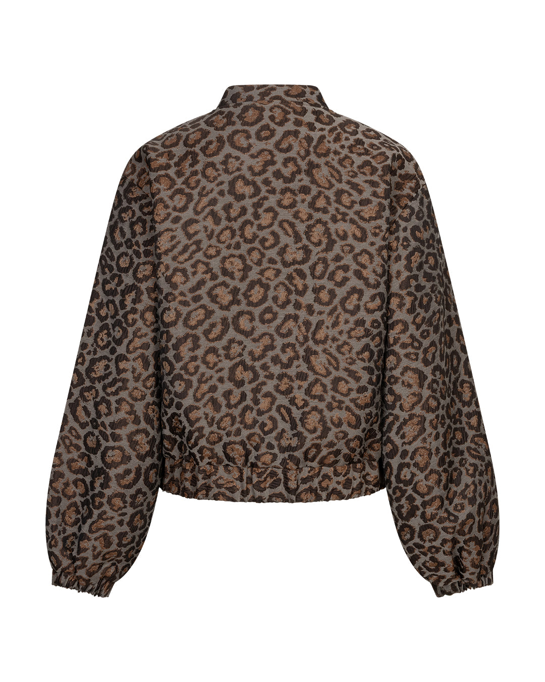 Red Button Jacquard Lurex Bomber Jacket