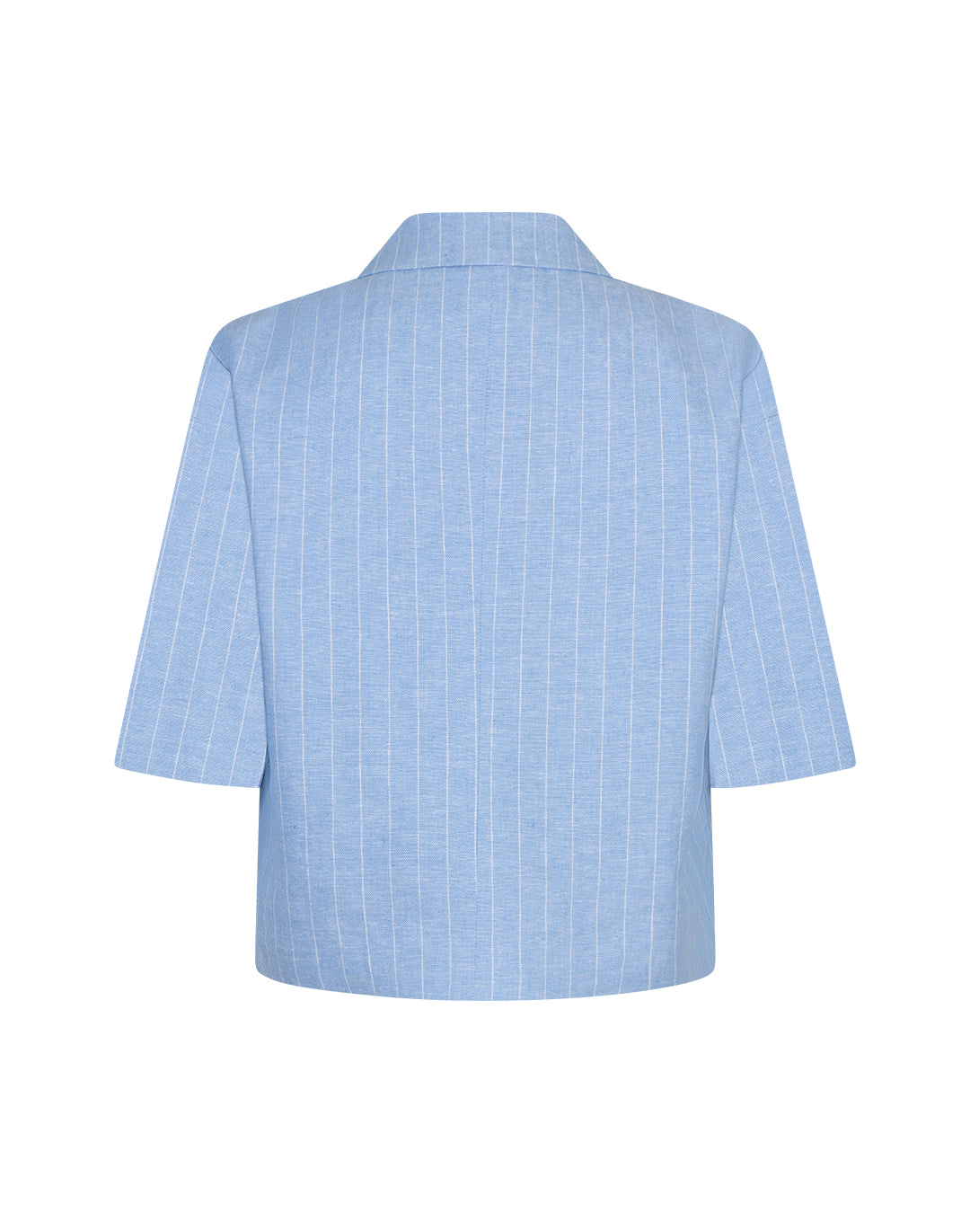 Red Button Linen/Viscose Pinstriped Blazer - Colour Options