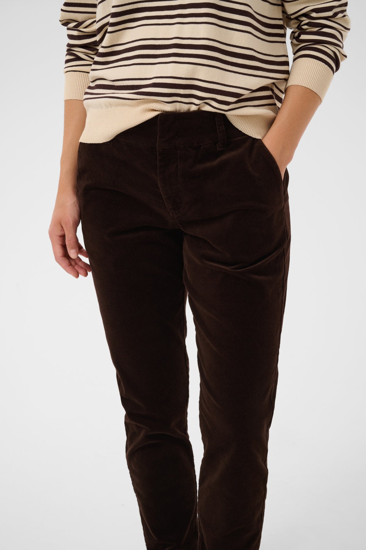 SoffysaPW Trousers in Mole