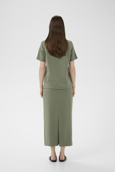 VincentIW Logo T-shirt in Mulled Basil