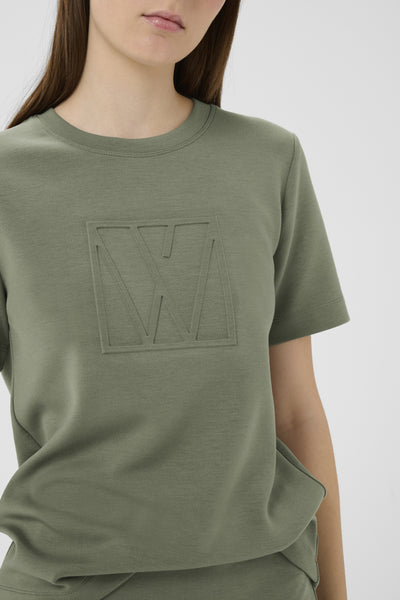 VincentIW Logo T-shirt in Mulled Basil