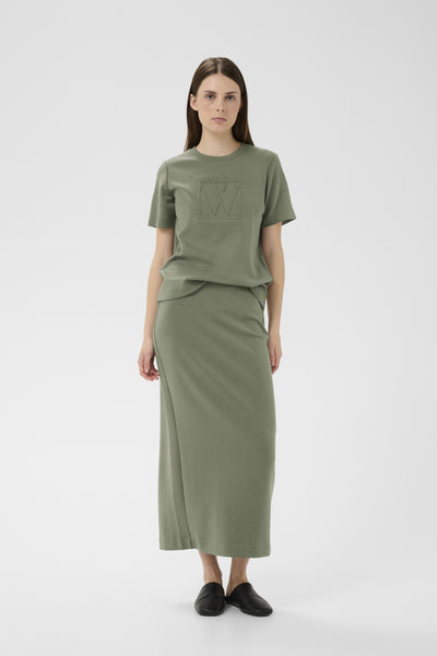 VincentIW Logo T-shirt in Mulled Basil