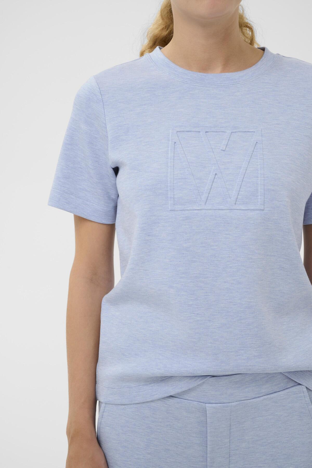 VincentIW Logo T-shirt in Endless Sky Melange