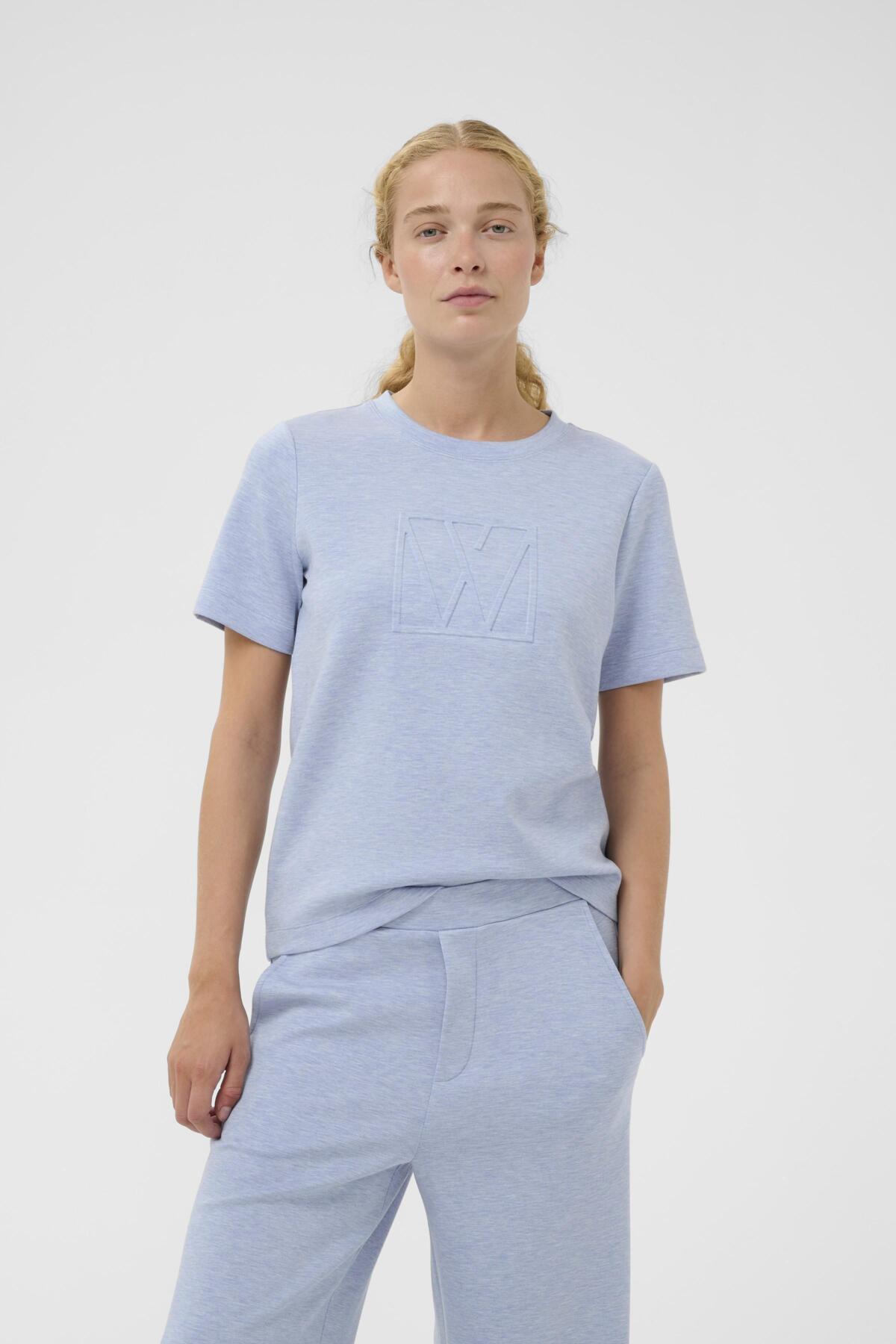 VincentIW Logo T-shirt in Endless Sky Melange