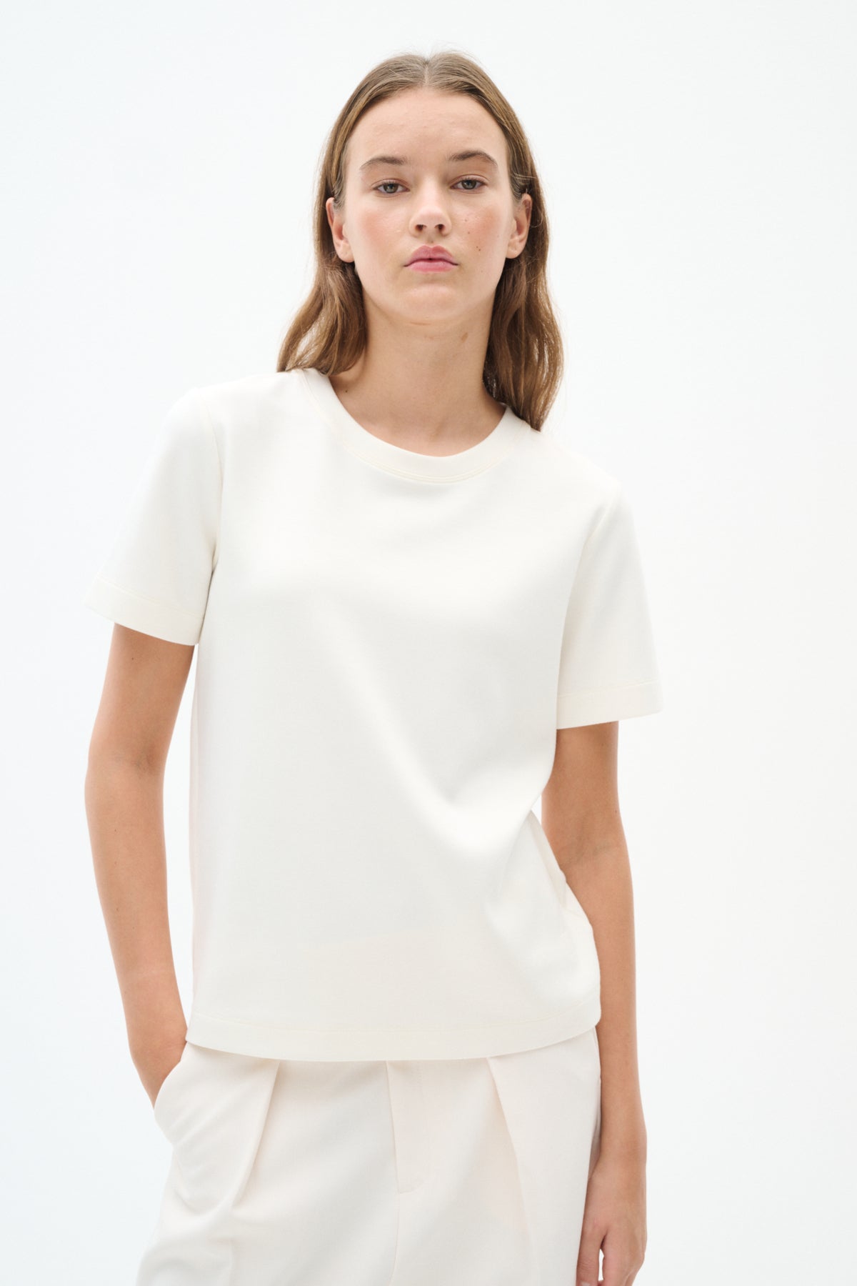 VincentIW Karmen T-Shirt in Whisper White