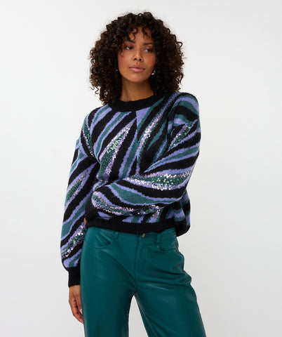 02720 Zebra Sweater