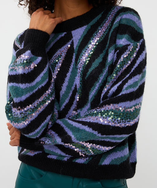 02720 Zebra Sweater