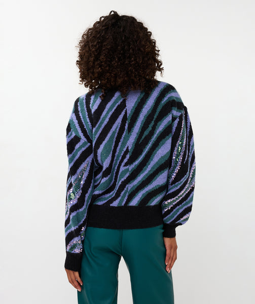 02720 Zebra Sweater
