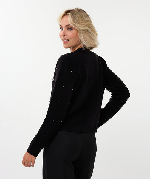 07702 Embellished Cardigan
