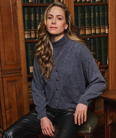 07705 Oversized Wool Cardigan