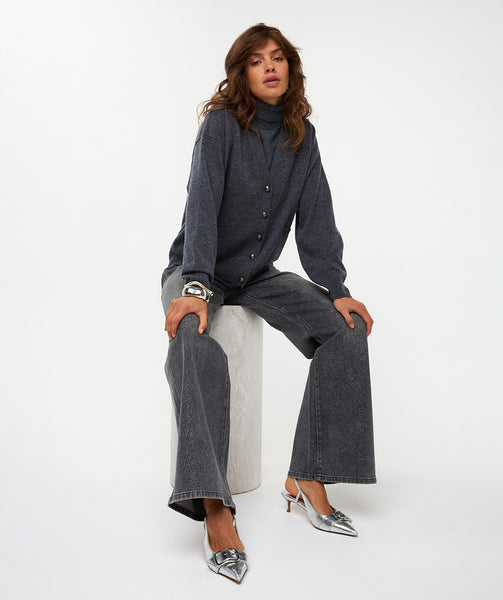 07705 Oversized Wool Cardigan