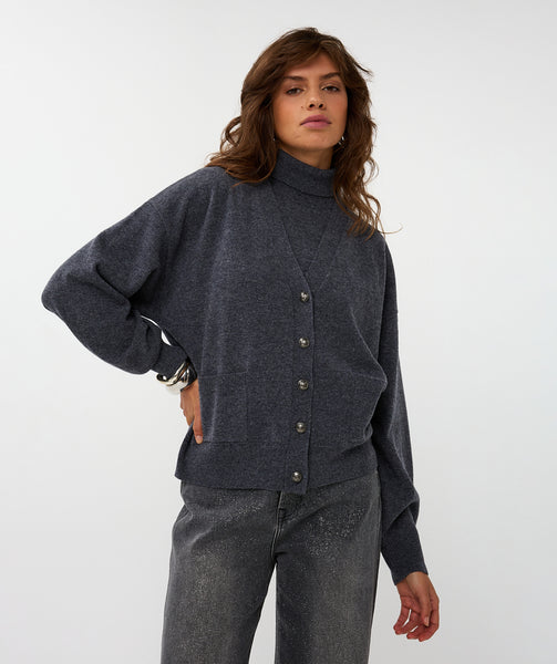 07705 Oversized Wool Cardigan