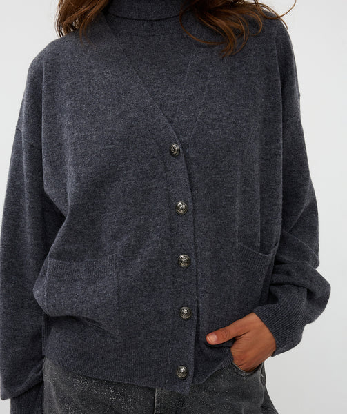 07705 Oversized Wool Cardigan