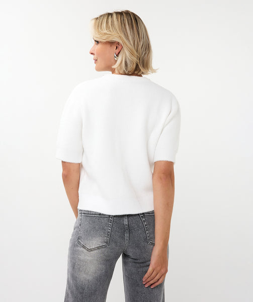 07720 Sequin neck Sweater - Colour Options