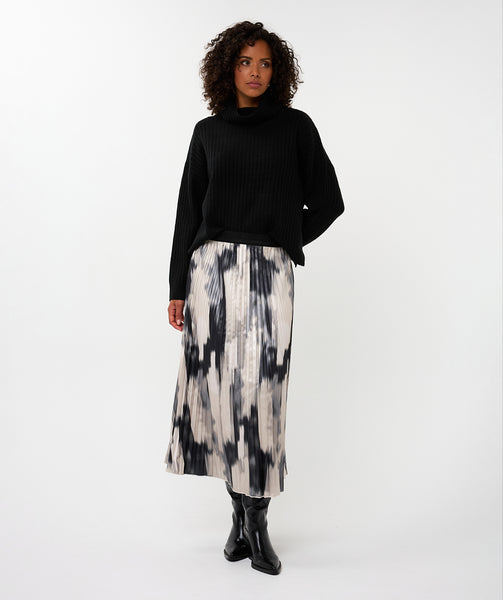 10713 Plisse Fade Skirt