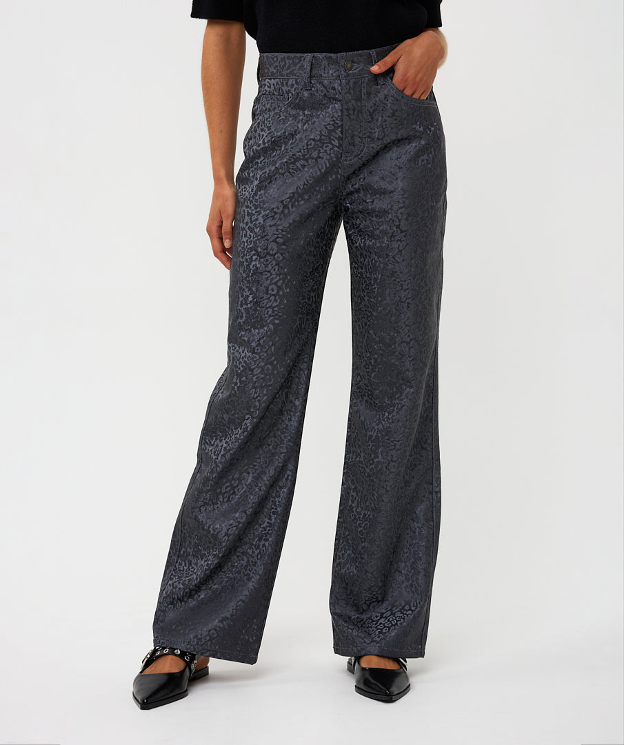 12702 Animal Print Trousers