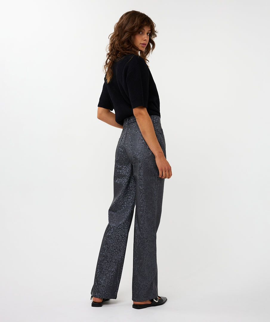 12702 Animal Print Trousers