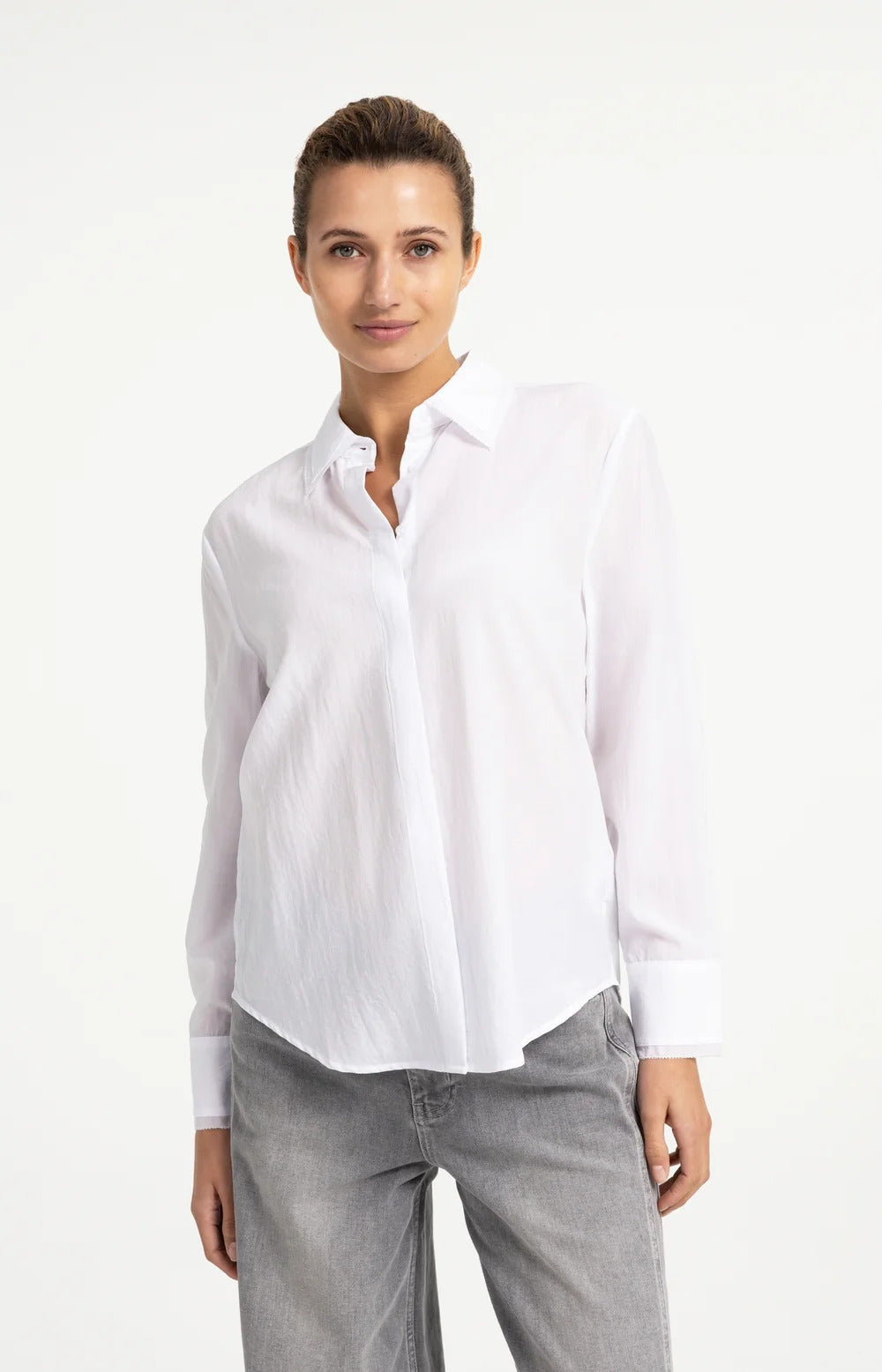 YAYA Blouse with Collar Detail