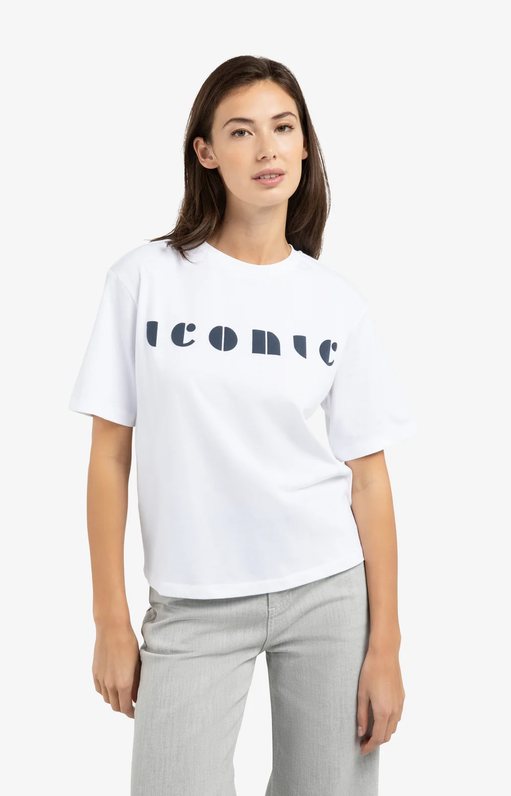 YAYA Boyfriend T-shirt with Artwork Print