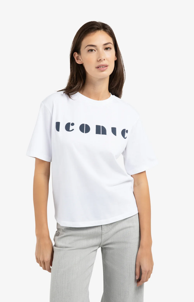 YAYA Boyfriend T-shirt with Artwork Print