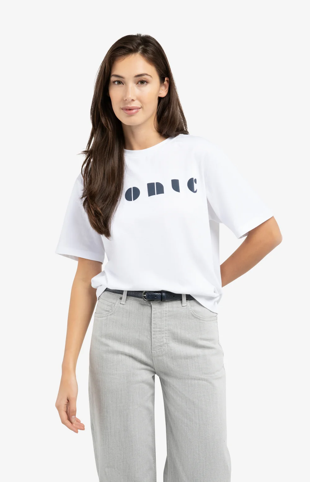 YAYA Boyfriend T-shirt with Artwork Print