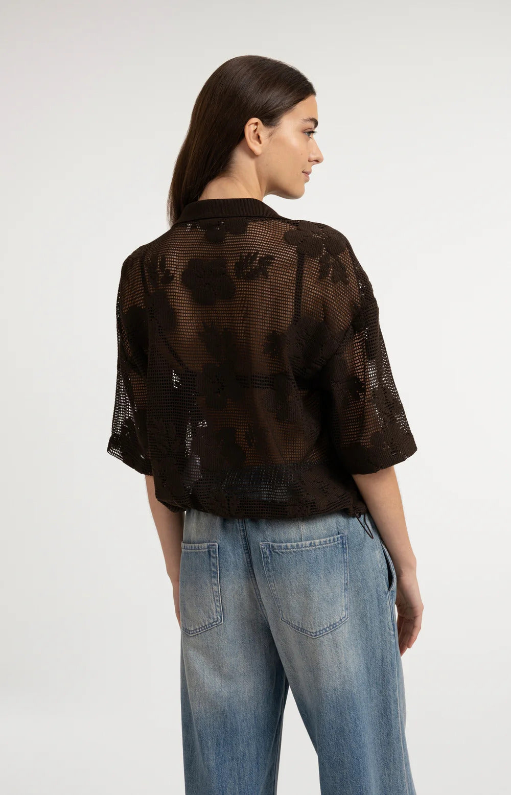 YAYA Crochet Style Jacket