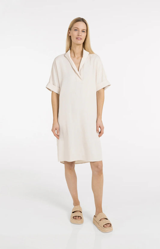YAYA Polo Collar Dress